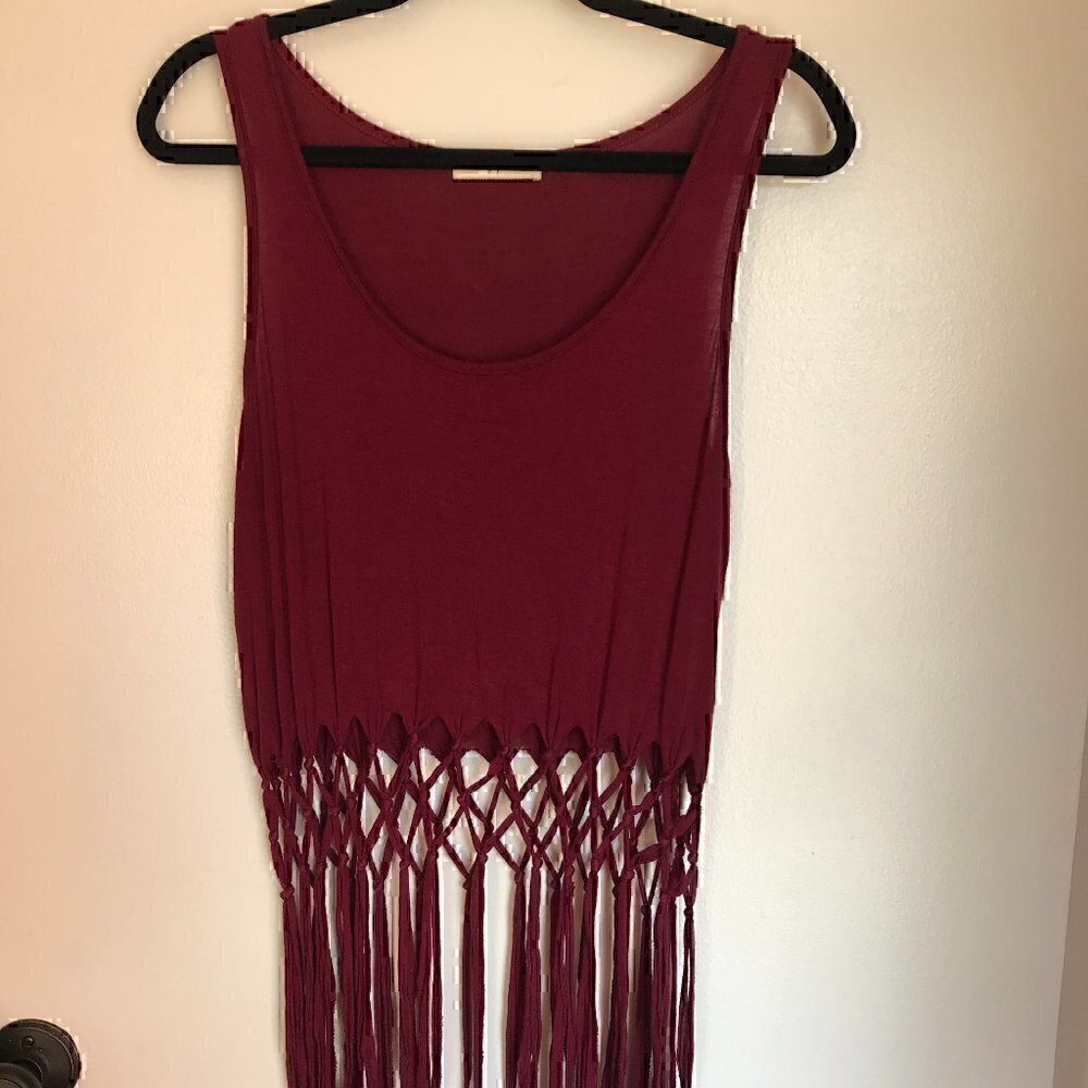 L Maroon Top